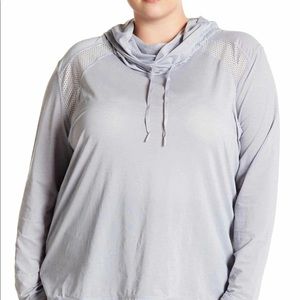 Zella Plus Size Cowl Neck Hoodie